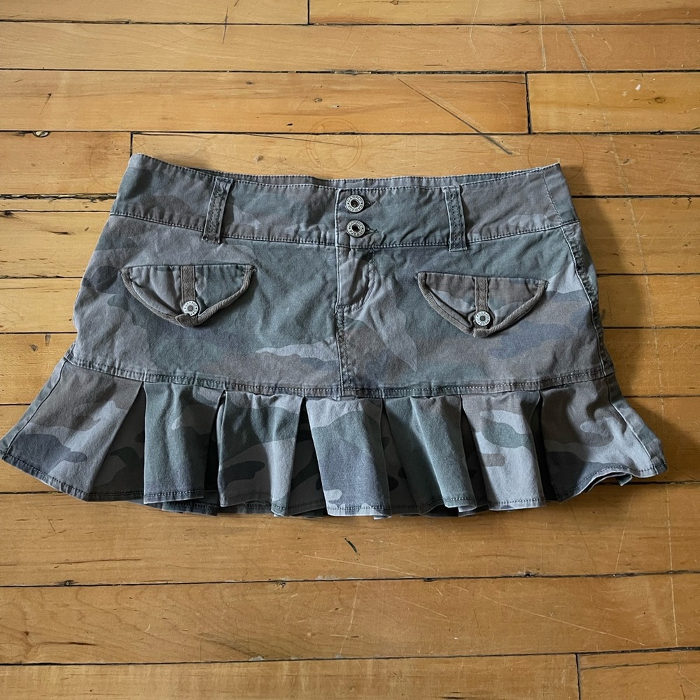 Garage Camo Y2K mini skort